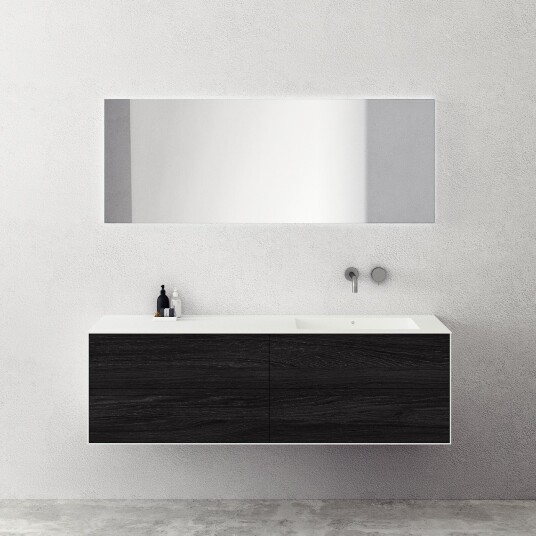 Copenhagen Chic 160R Corian® røkt svart eik