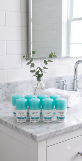 Vichy Anti-Trace 48h antiperspirant 50 ml 8 stykker Vichy Anti-Trace 48h antiperspirant 50 ml 8 stykker