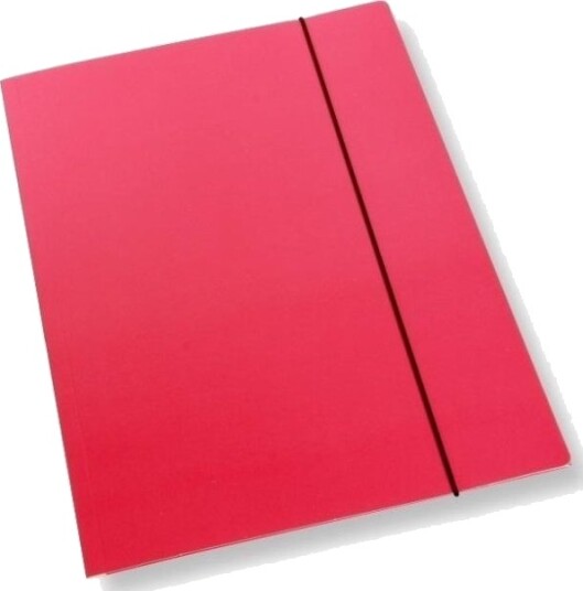 Penword Office Products A4 Mappe Med Strikk Lakserosa 350Gsm 10 Stk