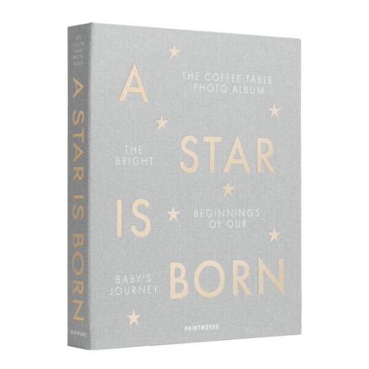 Printworks - Fotoalbum A Star Is Born babyalbum grå Printworks - Fotoalbum A Star Is Born babyalbum grå