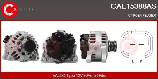CASCO CAL15388AS Dynamo
