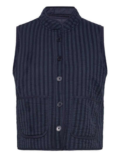 Lollys Laundry Cairoll Quilted Vest - Navy - XS