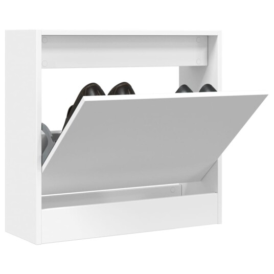 Skoskap hvit 60x21x57 cm konstruert tre 8721012381186 Skoskap hvit 60x21x57 cm konstruert tre 8721012381186