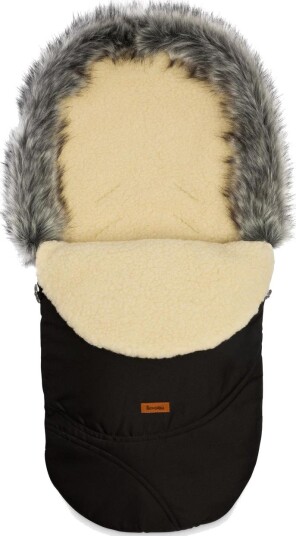 Sensillo Eskimo Vognpose 100x46cm Sort Ull