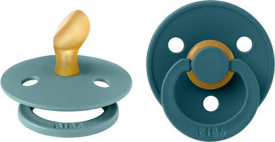 BIBS Colour Smokker 2-Pack Lateks Str 1 Anatomisk Island Sea/Forest Lake