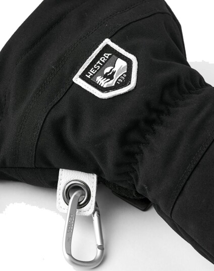 Hestra Army Leather Heli Ski Mittens Svart 9 Hestra Army Leather Heli Ski Mittens Svart 9