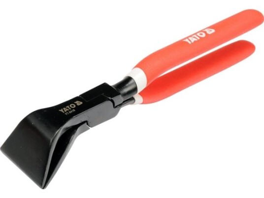 Yato Yt-5416, Bøyd Nesetang, 6 Cm, Kull Stål, Pvc, Rød, 280 Mm Yato Yt-5416, Bøyd Nesetang, 6 Cm, Kull Stål, Pvc, Rød, 280 Mm