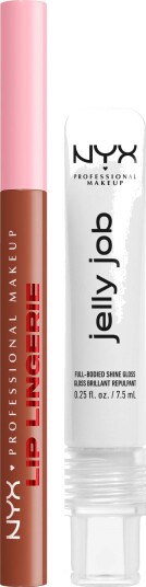 NYX PROFESSIONAL MAKEUP Lip Power Pair Set Lip Lingerie Liner Stain 02 NYX PROFESSIONAL MAKEUP Lip Power Pair Set Lip Lingerie Liner Stain 02