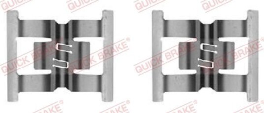 Tilbehørsett, skivebremse belegg QUICK BRAKE 109-0031