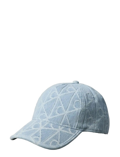 Calvin Klein Aop Jacquard Denim Bb Cap   Blue   ONE SIZE