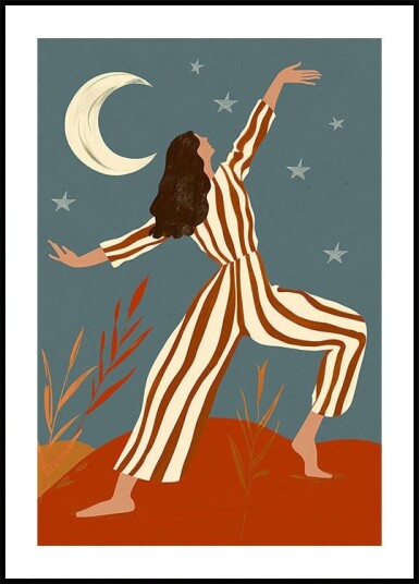 Moonlit Dance Poster Plakat / 40x50cm