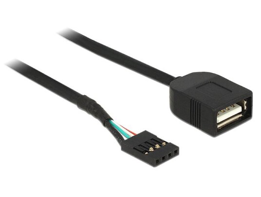 Delock USB internkabel 4 Pin Til USB 0.4m