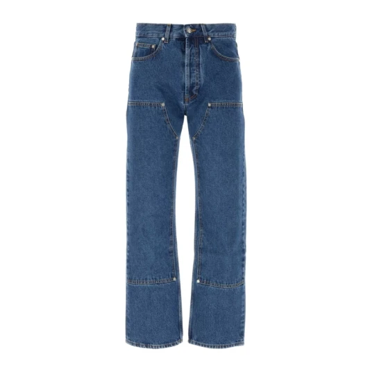 Palm Angels Herre Jeans Blå W33, Palm Angels Herre Jeans Blå W33,