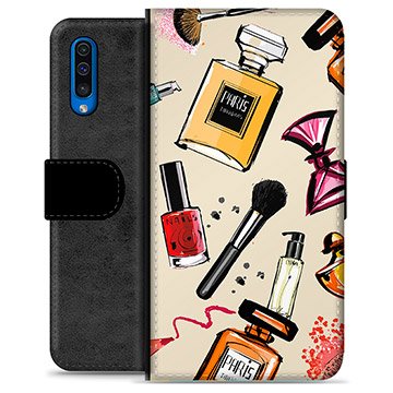 Samsung Galaxy A50 Premium Lommebok-deksel Sminke