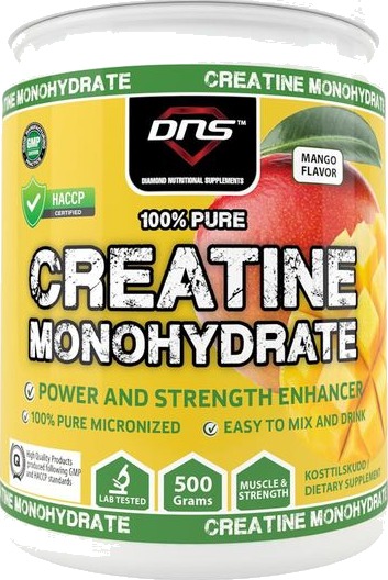 DNS Creatine Monohydrate Mango Smak - 500 Gram DNS Creatine Monohydrate Mango Smak - 500 Gram