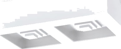 Eglo Ferreros Loft 140X255 2X6,3W 1680Lm Hvit Eglo Ferreros Loft 140X255 2X6,3W 1680Lm Hvit