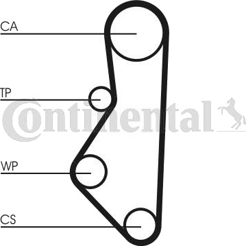 Registerrem CONTITECH CT586