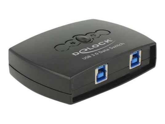 Delock Usb 3.0 Sharing Switch 2 1 - Usb-Periferdelesvitsj - 2 X Superspeed Usb 3.0 - Stasjonær