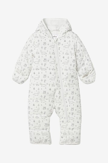Ellos Collection - Babyoverall Boo - Hvit