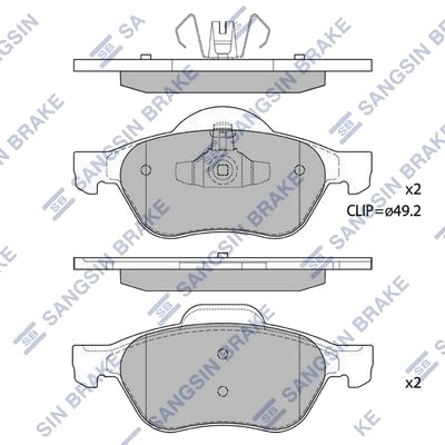Hi Q SP1414 Bremseklosser