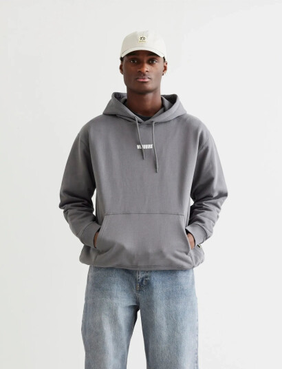 Woodbird Wbpacs Base Hoodie - Grey - M Woodbird Wbpacs Base Hoodie - Grey - M