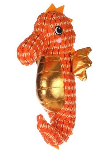 Hundeleke Sjøhest Orange 31Cm
