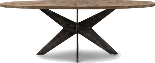 Riviera Maison Falcon Crest Elliptic Spisebord 230x105 cm Riviera Maison Falcon Crest Elliptic Spisebord 230x105 cm