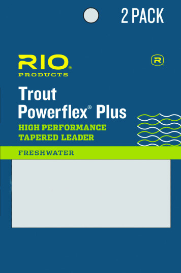 Rio Powerflex Plus Leader 9" 2pk Rio Powerflex Plus Leader 9" 2pk