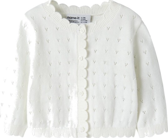 Name It Cardigan Strikk NbfNalani Cloud Danser Name It 56 Cardigan Hvit