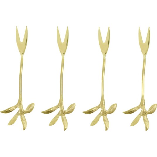 House Doctor House Doctor HDServe Gaffel 4 pk Antique Gold