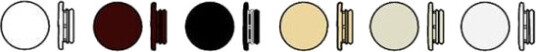 ESSVE TG Deksel 20-pakning Beige, Ø14/19mm