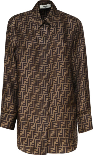 Fendi Dame Bluser & Skjorter Brun 2XS,
