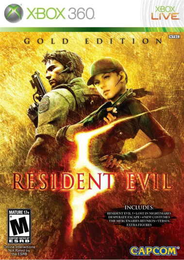 Resident Evil 5 Gold Edition Xbox 360 Spill