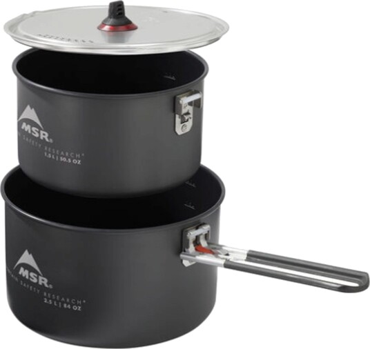 MSR Ceramic 2 Pot Set 2.0kjelesett med 1,5 l og 2,5 l
