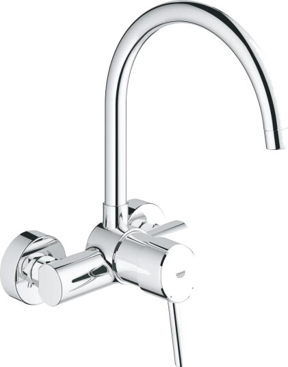 GROHE CONCETTO VEGGHENGT SERVANTBATTERI M/360 GRADERS SVINGRADIUS