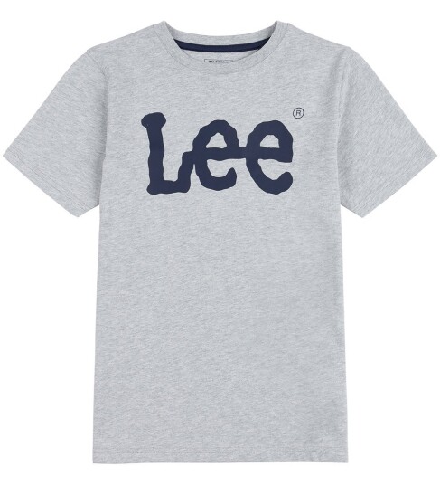 Lee Jeans Wobbly Graphic T Shirt Grey 134 Lee Jeans Wobbly Graphic T Shirt Grey 134
