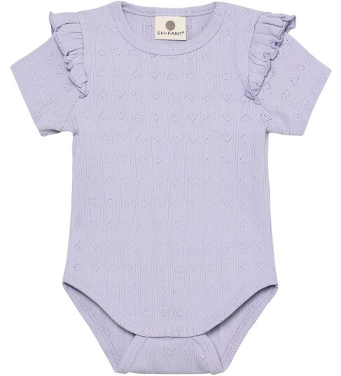 En Fant Body Ss Pointelle Purple 86 En Fant Body Ss Pointelle Purple 86