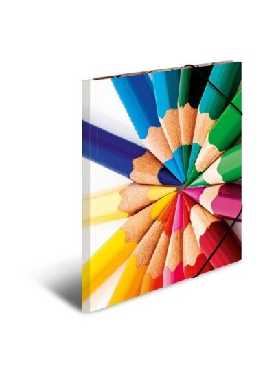 HERMA Elasticated folder A3 cardboard pencils HERMA Elasticated folder A3 cardboard pencils