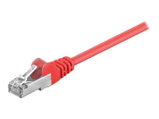 Goobay Nettverkskabel Rj-45 Hann Til Rj-45 Hann 10 M Sf/Utp Cat 5E Formstøpt Rød