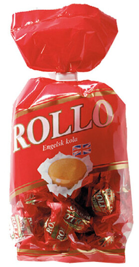 ERT Godis Singel Rollo Karamell i Pose - 250 gram