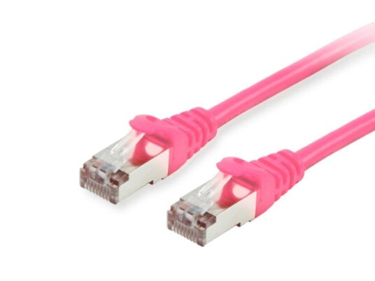 EQUIP Patchkabel RJ45 S/FTP Cat6  1,00m Pink (SSTP) PIMF HF