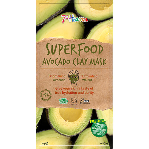 Kiss Earth Kiss Ansigtmaske Superfood Avocado 7Th Heaven  10 g