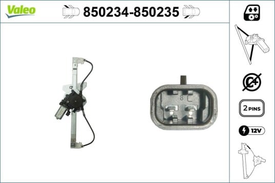 Vindusheis VALEO 850234