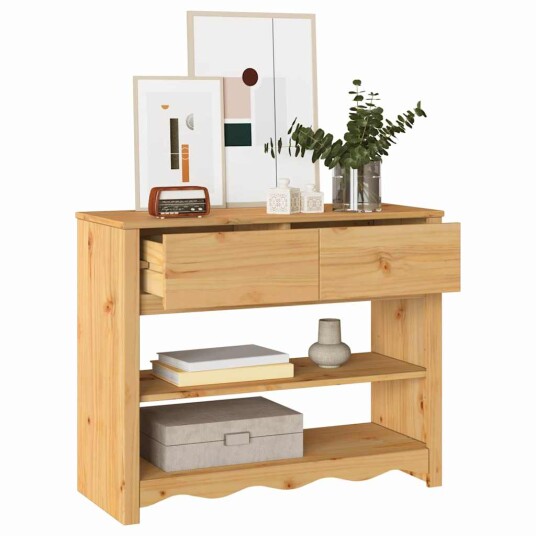 Konsollbord "DRAMMEN" 89,5x37x73 cm Solid Tre Furu