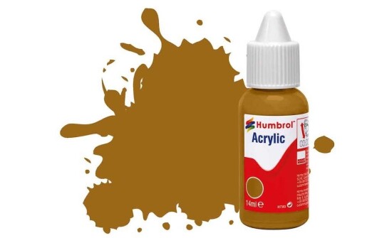 Humbrol Akryl No 26 Khaki - Matt 14ml Dropper Bottle