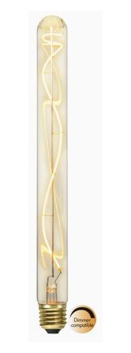 Star Trading LED-pære Tubular T30 E27 4W/2200K Dimbar Star Trading LED-pære Tubular T30 E27 4W/2200K Dimbar