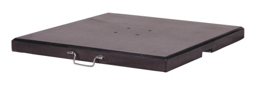 Platinum Milano parasollfot Svart 90 kg Svart