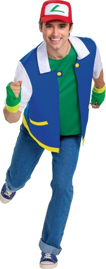 Pokémon Ash Ketchum Kostyme - Large/X-Large
