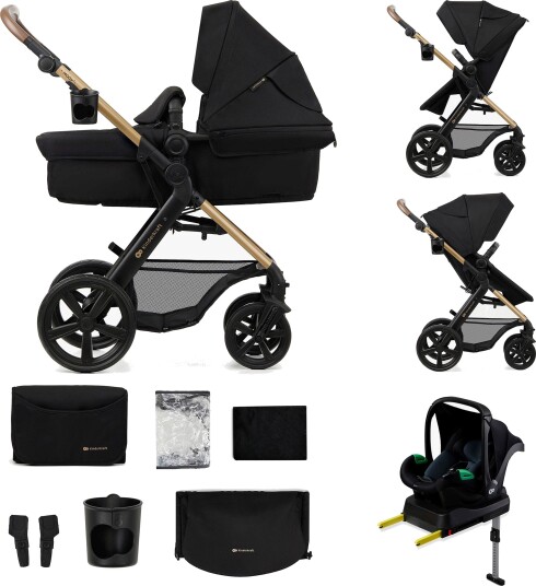 Kinderkraft Moov 2 4-In-1 Duovogn Pure Black