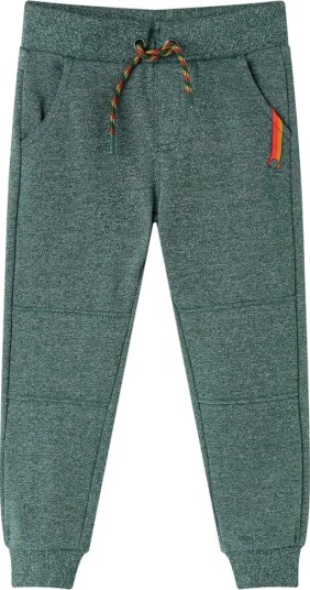 Joggebukser for barn mørkegrønn 92